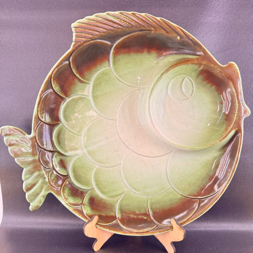 Vintage Royal Haeger MCM Fish Serving Platter